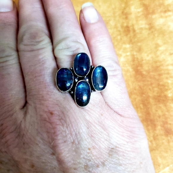 New Kyanite 925 Silver Ring. - Picture 8 of 8